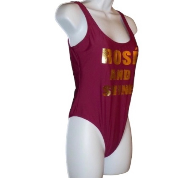 CALIFORNIA SUNSHINE Rose & Shine Swimsuit, M, Nwt - Picture 5 of 11